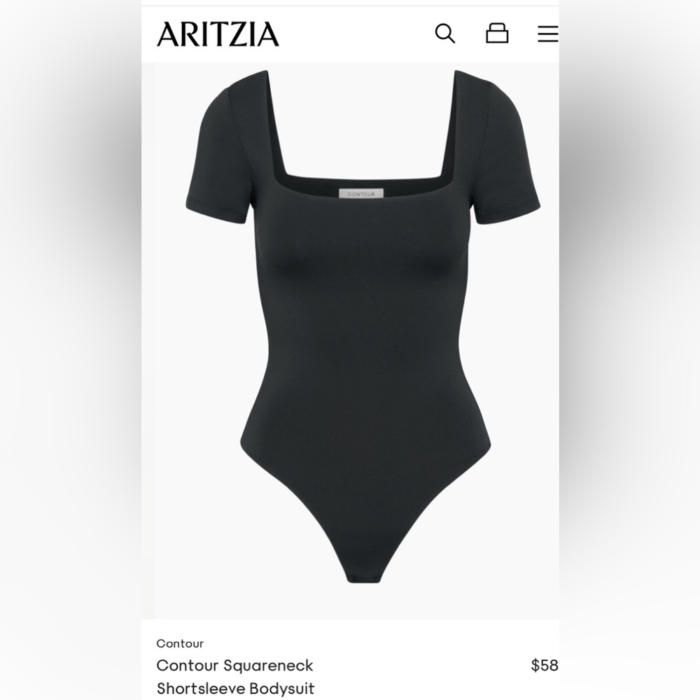 Babaton Contour Squareneck Thong BodySuit 2XL
